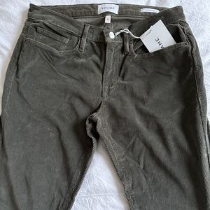 Frame L'Homme Slim Fit Corduroy Pants